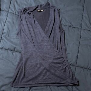 41 Hawthorn Navy Wrap-Front Sleeveless Camisole